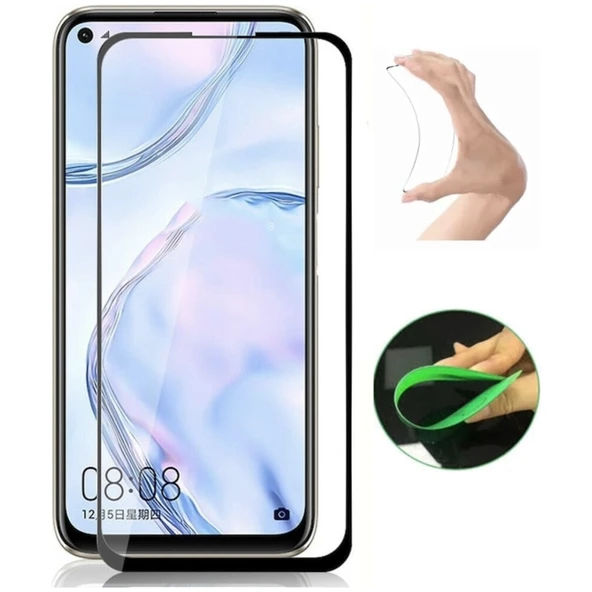 Oppo A54 Ekran Koruyucu Seramik Nano Cam Esnek Tam Full Kaplayan Kırılmaz ürün görseli