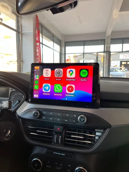 BLUEWAY FORD FOCUS 5(2019-2022)-9''ANDROİD GERÇEK 4+64 GB/4 ÇEK-1.6GHZ-ÖN KAYIT KAMERA-WİFİ-BT-KABLOSUZ CARPLAY-HD KAMERA HEDİYELİ - 5
