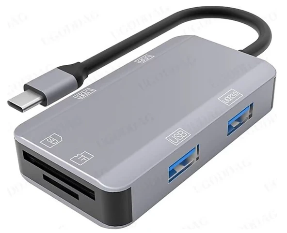 ZR785 6 İn 1 Nk-3049H Usb-C Multi-Function Çevirici ürün görseli 1
