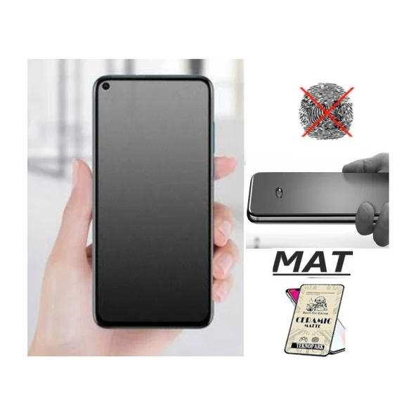 Vivo Y33 Y33S Ekran Koruyucu Mat Seramik Tam Kaplayan Esnek Cam Nano Ekran ürün görseli