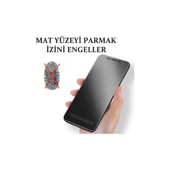 Iphone 14 Mat Seramik Cam Nano Esnek Kırılmaz Full Tam Kaplayan Ekran Koruyucu ürün görseli