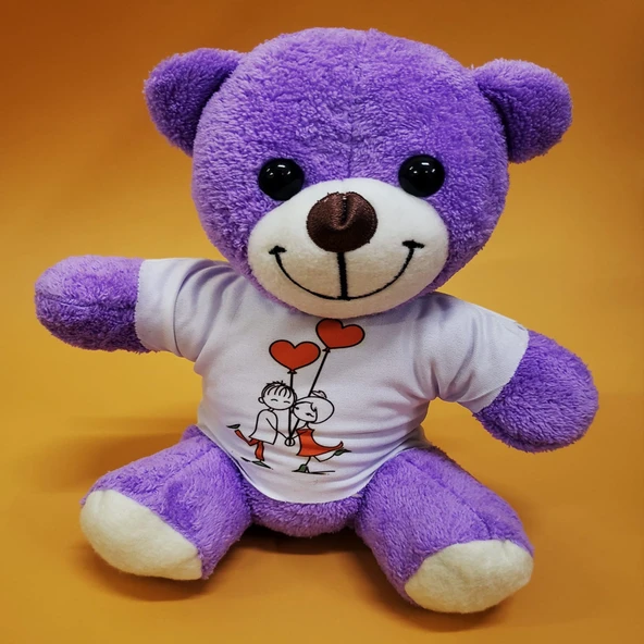 Tişörtlü Peluş Oyuncak Ayı - 1