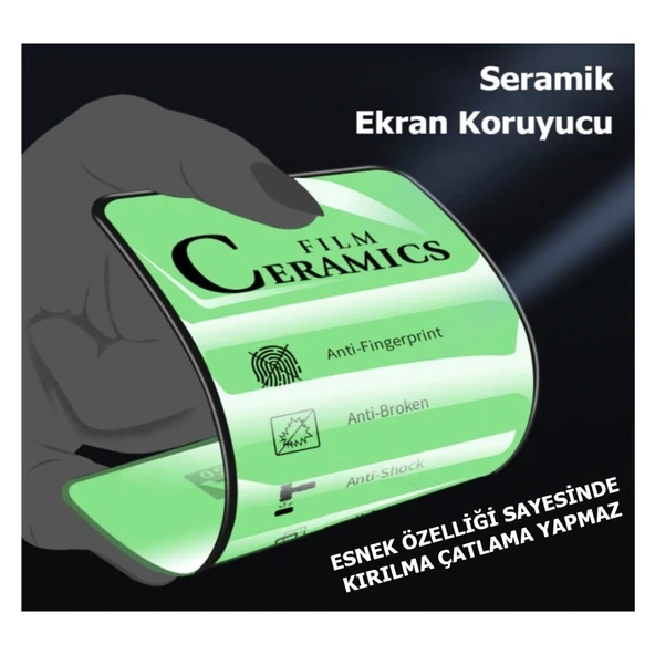 Vivo Y20 Y20S Ekran Koruyucu Seramik Nano Cam Esnek Tam Kaplayan Ekran - Resim 4