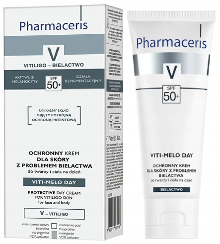 PHARMACERIS VITI-MELO PROTECTIVE DAY CREAM SPF50 75 ML - 1