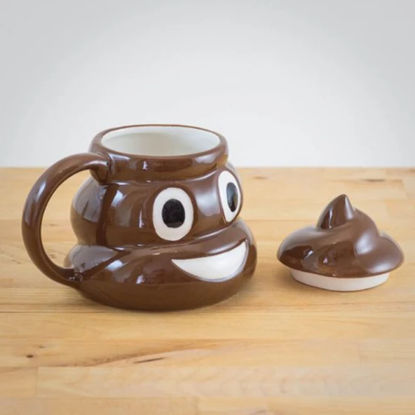 Poo Kaka Emoji Kupa Bardak - 1