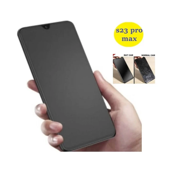 Reeder S23 Pro Max Mat Ekran Koruyucu Seramik Nano Tam Kaplar