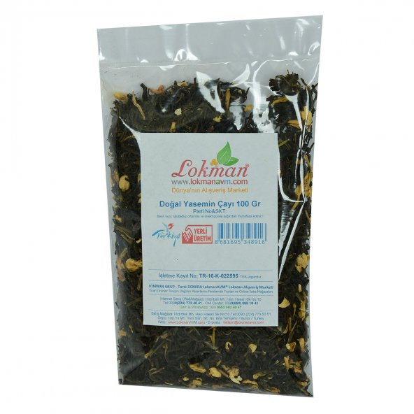 LokmanAVM Yasemin Çayı Doğal 100 Gr Paket - 2