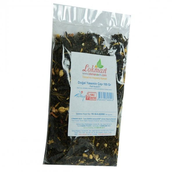LokmanAVM Yasemin Çayı Doğal 100 Gr Paket - 4