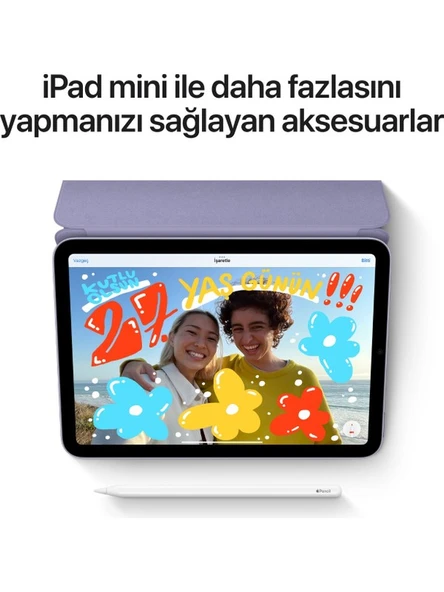 Apple iPad Mini 64GB 8.3" WiFi Tablet - MK7P3TU/A Beyaz - 5