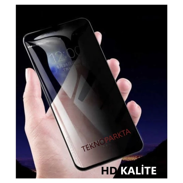 Xiaomi Poco X5 5g Hayalet Ekran Koruyucu Privacy Tam Kaplayan Kırılmaz Cam - Resim 4