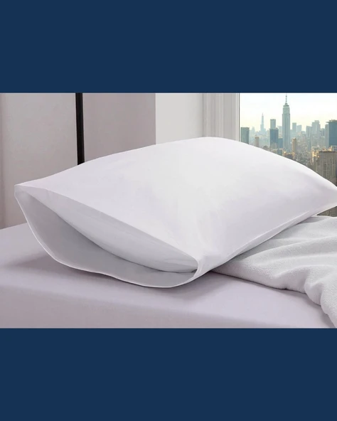Solivane Otel Tipi Yastık Alezi | Su Geçirmez Kumaş | Queen Size 60x80 - 7
