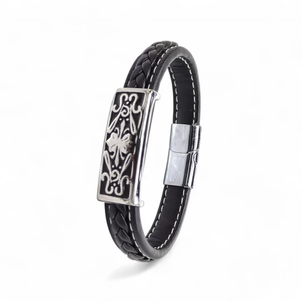 Çelik Ve Deri Billeklik 31831B2D2 - Resim 3