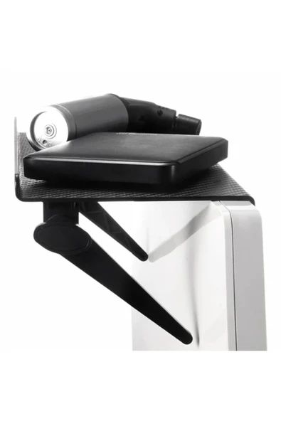 TİNEKE 30x12 Cm Katlanabilir Katlanabilir Televizyon TV Standı Ayarlanabilir Ekran Üstü Raf Portatif Eşya - 3