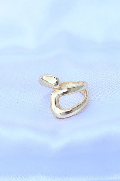 Pirinç Gold Renk Ayarlanabilir Yüzük - TJ-BYK3176 - 2
