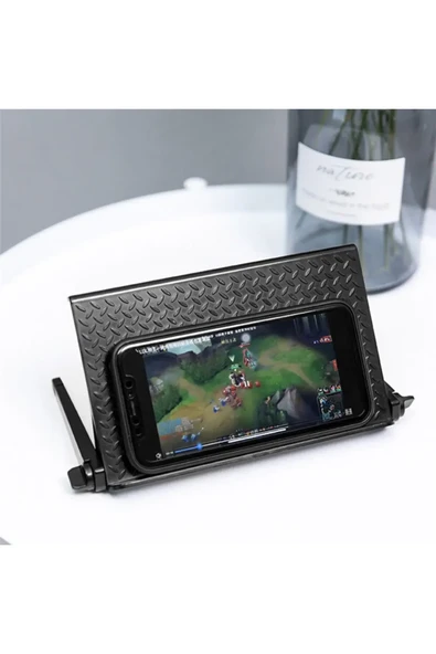 TİNEKE 30x12 Cm Katlanabilir Katlanabilir Televizyon TV Standı Ayarlanabilir Ekran Üstü Raf Portatif Eşya - 5