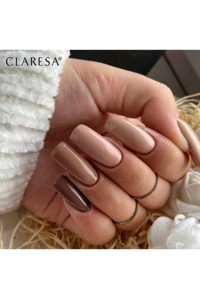 Claresa Kalıcı Oje Perfect Nude Açık Kahve Beji 01 5g - Resim 3