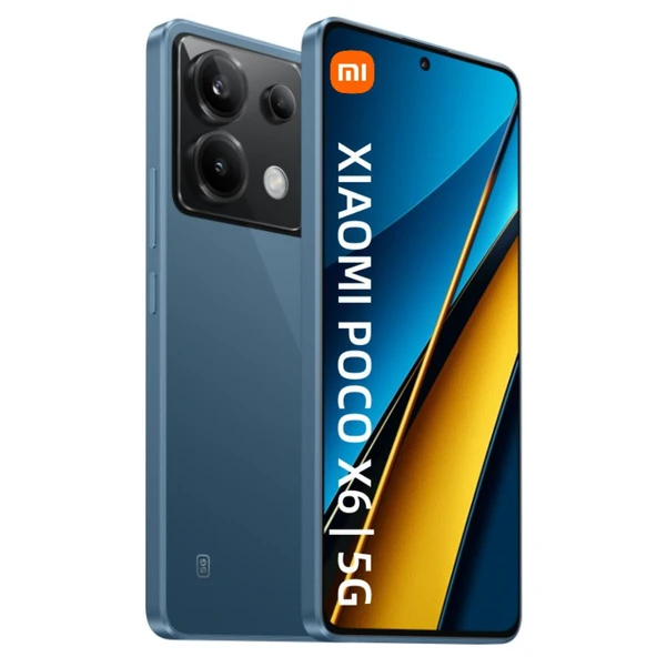 POCO X6 5G 12/256GB Mavi (Resmi distribütör garantili) - 1