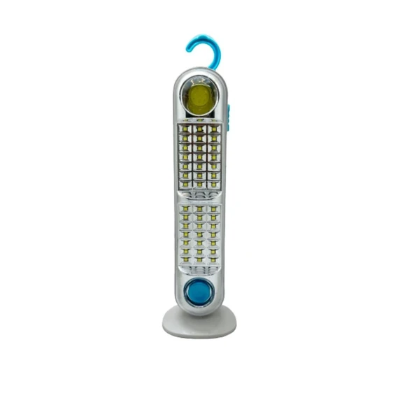 42 Ledli + Fener Solar Güneş Panelli Ultra Güçlü Ledli Şarjlı Işıldak V-005 - 1