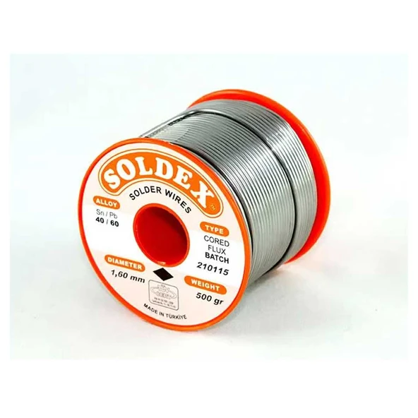 40-60 Lehim Teli 500 Gr 1.2 mm - Sn:40 / Pb:60 - 1
