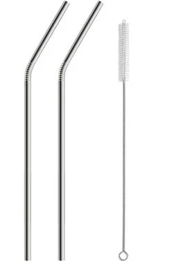 Mucit Home 2 Li Paslanmaz Çelik Pipet + Temizleme Fırçası - Resim 3