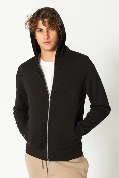 Erkek Yeni Teknoloji Kumaş Süper Yumuşak Kapüşonlu Sweartshıirt - 6