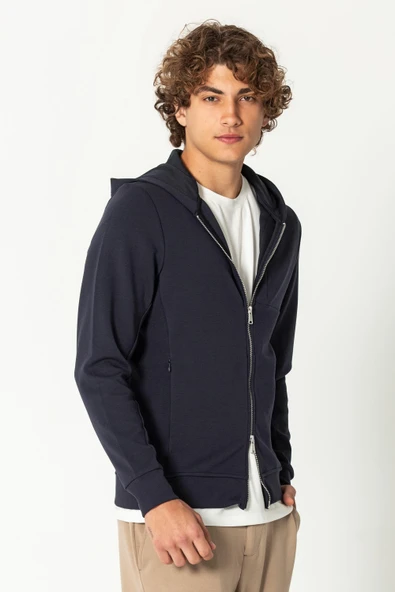 Erkek Yeni Teknoloji Kumaş Süper Yumuşak Kapüşonlu Sweartshıirt - 10