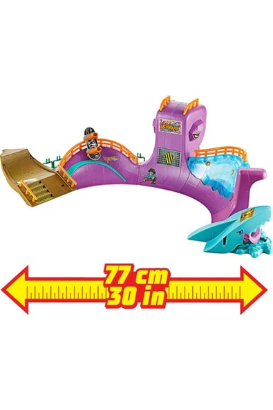 Hot Wheels Skate Ahtapot Kaykay Parkı Oyun Seti | HMK01 - 5