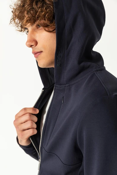 Erkek Yeni Teknoloji Kumaş Süper Yumuşak Kapüşonlu Sweartshıirt - 12