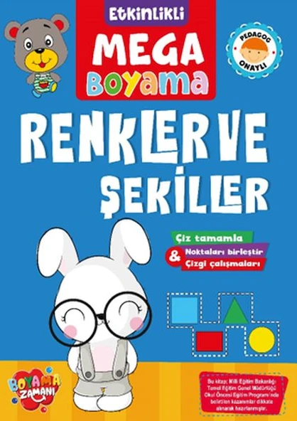 Etkinlikli Mega Boyama - Renkler ve Şekiller ürün görseli