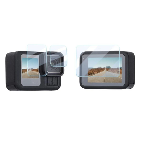 Gopro Hero 13 ile uyumlu Ekran Koruyucu Uyumlu 9H Nano