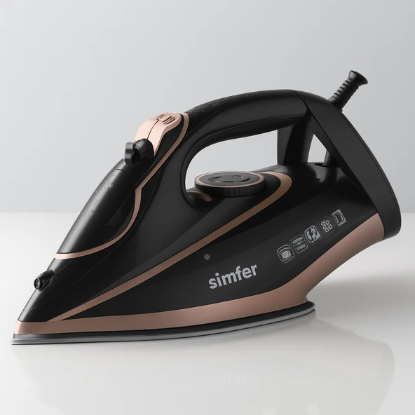 Buharlı Ütü Simfer 6400 Siyah Ütü - Resim 2