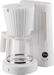 Alessi Plisse Filtre Kahve Makinesi 1,5 L Beyaz ürün görseli