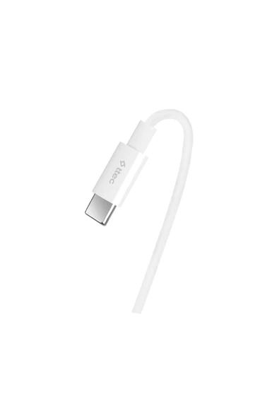 USB-C - USB-C 30cm 65W PD/QC Hızlı Şarj/Data Kablosu Beyaz Beyaz ürün görseli