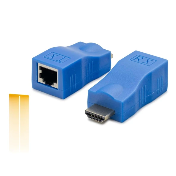 Hdmı Extender 30M Mavi HDX1274 - 1