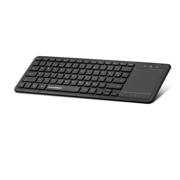 Bluetooth + Wıreless Klavye + Touch Pad Q Siyah HDX2505 - 1