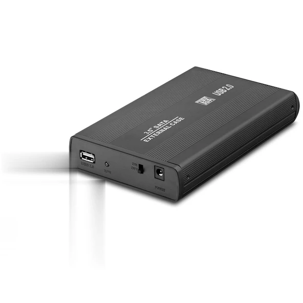 Hdd Kutu Usb2.0 Metal Sata 3.5" Siyah HDX1753 - 1