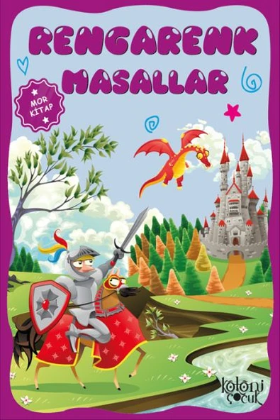 Çocuklar için Hayal ve Odak Geliştirici Rengarenk Masallar Mor Kitap ürün görseli