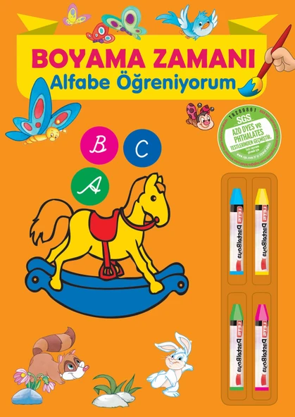 Boyama Zamanı Alfabe Öğreniyorum ürün görseli