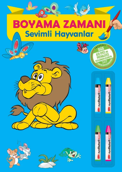 Boyama Zamanı Sevimli Hayvanlar ürün görseli