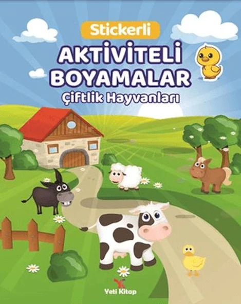 Çiflik Hayvanları Aktiviteli Boyamalar ürün görseli