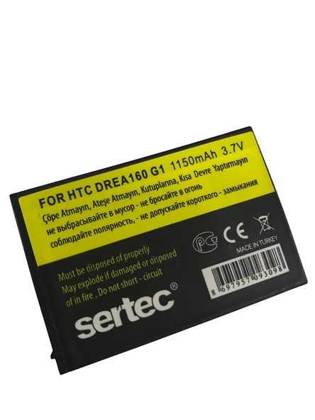 HTC   G1 Dream / DREA160 Uyumlu Batarya - 1