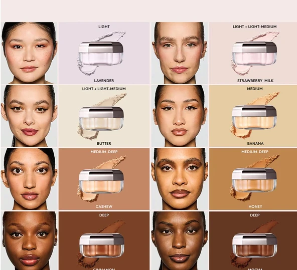 Fenty Beauty Set It Down - Ultra İnce Pürüzsüzleştirici Sabitleyici Pudra - Strawberry Milk - Resim 3