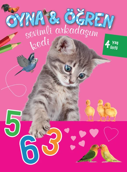Oyna Öğren Sevimli Arkadaşım Kedi 4 Yaş Üstü ürün görseli