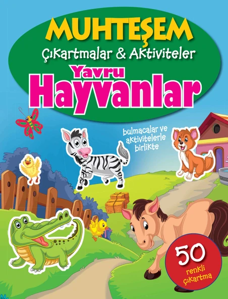 Muhteşem Çıkartmalar ve Aktiviteler - Yavru Hayvanlar ürün görseli