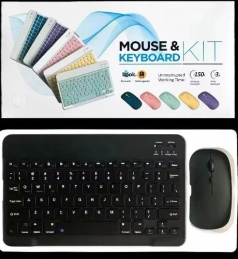 ZR20Km Siyah Kablosuz Klavye Mouse Set - 1