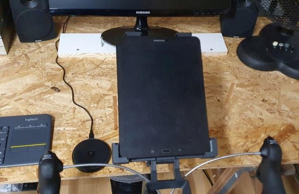 Zwift Companion App Tacx Tablet Tutma Uzantısı Tablet Zwift Companion App Kullanmak İçin Plastik Aparat