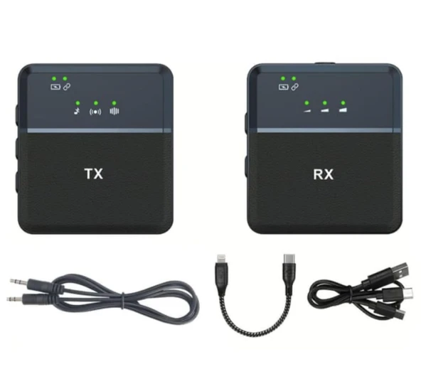 ZR558 Sx9 Rx Tx Lightning Type-C Aux Mikrofon - 1