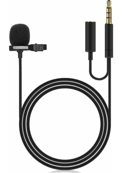 ZR255 Jh043A Jack Kulaklık Girişli Kablolu Mikrofon - 1
