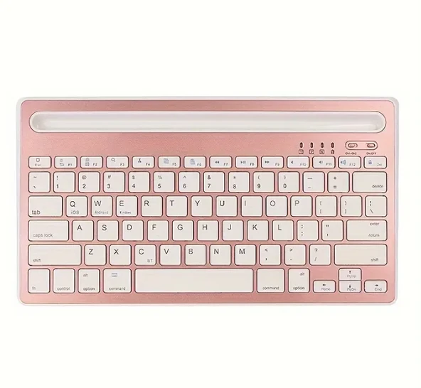 ZR206 Rose Gold K6100 Kablosuz Klavye - 1