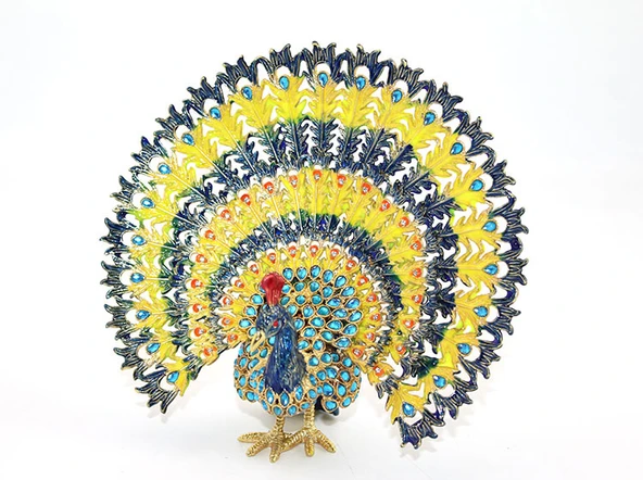 Swarovski Taşlı Tavuskuşu Model 7 ürün görseli